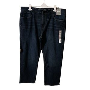 Falls Creek Men's Dark Blue Relaxed Jeans